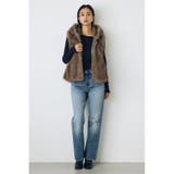 ミックスフードファーベスト | AZUL BY MOUSSY | 詳細画像6 