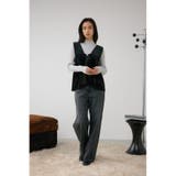 ベロアリボンベスト | AZUL BY MOUSSY | 詳細画像4 