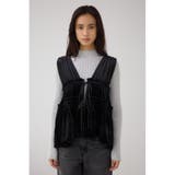 ベロアリボンベスト | AZUL BY MOUSSY | 詳細画像5 