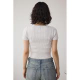 Wジップショートスリーブ配色リブプルオーバー | AZUL BY MOUSSY | 詳細画像6