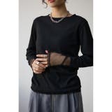 BLK | ソデレーステレコトップス | AZUL BY MOUSSY