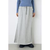 ジップデザイン裏毛ロングスカート | AZUL BY MOUSSY | 詳細画像11