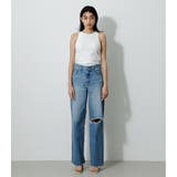BASIC AMERICAN SLEEVE TANK TOP | AZUL BY MOUSSY | 詳細画像4 