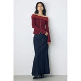 シャギーコンビジップオフショルニット | AZUL BY MOUSSY | 詳細画像26