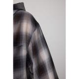 シアーチェックフードシャツ | AZUL BY MOUSSY | 詳細画像10 