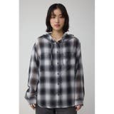 シアーチェックフードシャツ | AZUL BY MOUSSY | 詳細画像14 