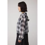 シアーチェックフードシャツ | AZUL BY MOUSSY | 詳細画像6 
