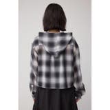 シアーチェックフードシャツ | AZUL BY MOUSSY | 詳細画像7 