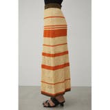 MULTI BORDER MESH KNIT SKIRT | AZUL BY MOUSSY | 詳細画像16