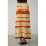 MULTI BORDER MESH KNIT SKIRT | AZUL BY MOUSSY | 詳細画像17