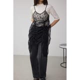 BLK | インナーSET ドロストレースキャミソールトップス | AZUL BY MOUSSY
