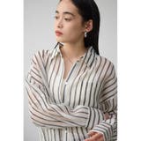 バックスリットシアーオーバーシャツ | AZUL BY MOUSSY | 詳細画像14 