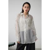 バックスリットシアーオーバーシャツ | AZUL BY MOUSSY | 詳細画像15 