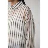 バックスリットシアーオーバーシャツ | AZUL BY MOUSSY | 詳細画像20