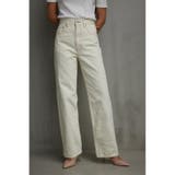 L/BEG1 | AZUL DENIM/ハイウエストワイドデニム | AZUL BY MOUSSY