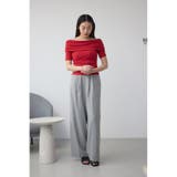 ギャザーストラップスクエアトゥサンダル | AZUL BY MOUSSY | 詳細画像14 