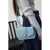 L/BLU1 | ターンロックフラップウォレットバッグ | AZUL BY MOUSSY