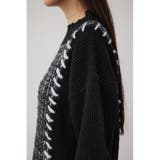 ツイードニットトップス | AZUL BY MOUSSY | 詳細画像9