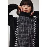 ツイードニットトップス | AZUL BY MOUSSY | 詳細画像2