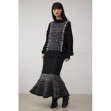ツイードニットトップス | AZUL BY MOUSSY | 詳細画像4