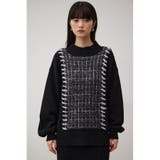 ツイードニットトップス | AZUL BY MOUSSY | 詳細画像5