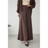 BRN | セミフレアスカート | AZUL BY MOUSSY