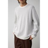 ハニカムベーシッククルーネックニット | AZUL BY MOUSSY | 詳細画像1