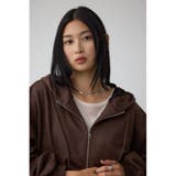 フェイクスエードフーディブルゾン | AZUL BY MOUSSY | 詳細画像26