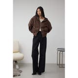 フェイクスエードフーディブルゾン | AZUL BY MOUSSY | 詳細画像29 