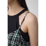 チェックキャミソール2WAYワンピース | AZUL BY MOUSSY | 詳細画像21 