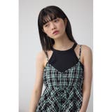 チェックキャミソール2WAYワンピース | AZUL BY MOUSSY | 詳細画像13 