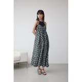 チェックキャミソール2WAYワンピース | AZUL BY MOUSSY | 詳細画像15 
