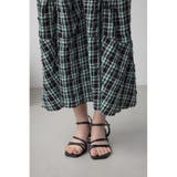 チェックキャミソール2WAYワンピース | AZUL BY MOUSSY | 詳細画像22 