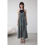 チェックキャミソール2WAYワンピース | AZUL BY MOUSSY | 詳細画像15 