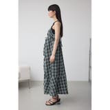 チェックキャミソール2WAYワンピース | AZUL BY MOUSSY | 詳細画像16 