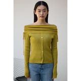 ギャザーオフショルダーニットトップス | AZUL BY MOUSSY | 詳細画像26