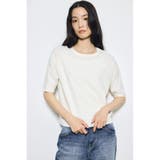 カシミヤミックスハーフスリーブニット | AZUL BY MOUSSY | 詳細画像2 
