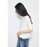 カシミヤミックスハーフスリーブニット | AZUL BY MOUSSY | 詳細画像4 