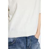 カシミヤミックスハーフスリーブニット | AZUL BY MOUSSY | 詳細画像8 