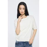 O/WHT1 | カシミヤミックスハーフスリーブニット | AZUL BY MOUSSY