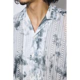 タイダイ柄メッシュシャツ | AZUL BY MOUSSY | 詳細画像8