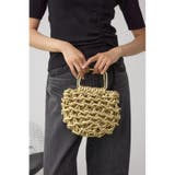 メタルハンドルメタリック編み込みバッグ | AZUL BY MOUSSY | 詳細画像1 