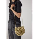 メタルハンドルメタリック編み込みバッグ | AZUL BY MOUSSY | 詳細画像2 