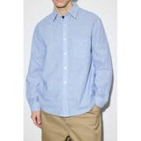 フレンチリネンCOOLMAXストライプシャツ | AZUL BY MOUSSY | 詳細画像34 