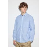 フレンチリネンCOOLMAXストライプシャツ | AZUL BY MOUSSY | 詳細画像35 