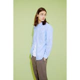 フレンチリネンCOOLMAXストライプシャツ | AZUL BY MOUSSY | 詳細画像35 