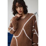 ニュアンスライン柄ニット | AZUL BY MOUSSY | 詳細画像23 