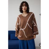 ニュアンスライン柄ニット | AZUL BY MOUSSY | 詳細画像24 