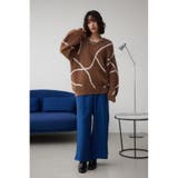ニュアンスライン柄ニット | AZUL BY MOUSSY | 詳細画像25 