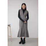 カットアウトマーメーイドジャンパースカート | AZUL BY MOUSSY | 詳細画像18 